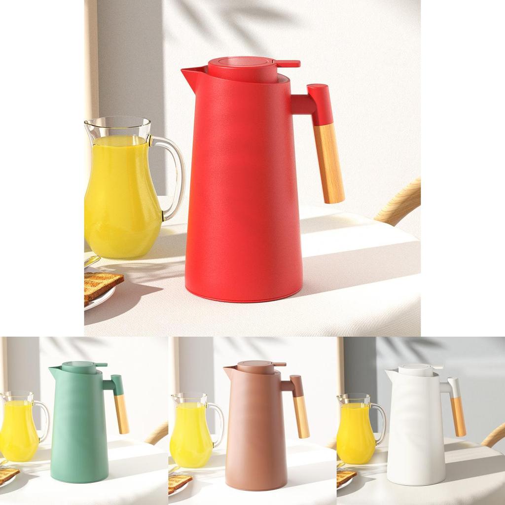 Large Capacity Insulated Water Bottle With Glass Inner For Home Use And Hot Beverage Storage