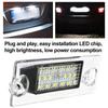 2pcs Led Number Plate Light For A4 B5 A3/8l Error Free Rear License Plate Lamp Avant Car Novelty Accessories W3i6