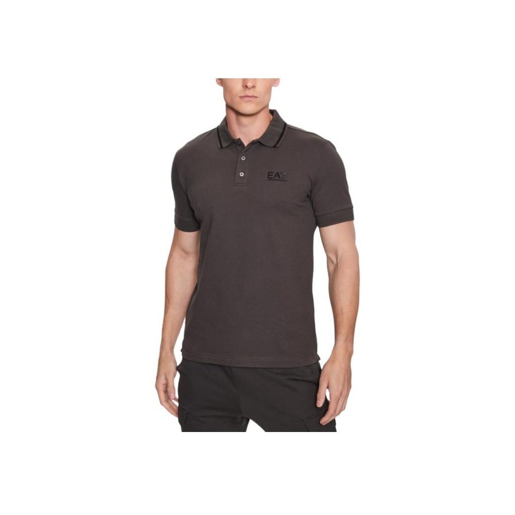 Emporio Armani EA7 Letter Logo Pattern Short Sleeve Polo Shirt Men tops 8NPF06-PJ04Z-1997