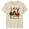 Just A Jolly Goose Christmas Holiday Geese Unisexs Unisexs Graphic Tee