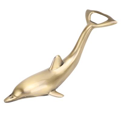 Flaschenöffner Exquisite Delfinform Rostbeständig Rutschfester Griff Kleine Größe Flaschen-Dosenöffner