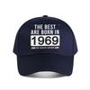Born in  Retro Year Art Baseball Cap Fashion Outdoor Sports Sunhat Unisex Snapback Cap Womens
