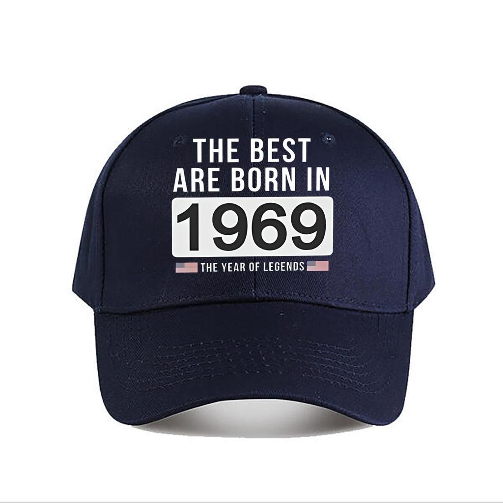 Born in  Retro Year Art Baseball Cap Fashion Outdoor Sports Sunhat Unisex Snapback Cap Womens