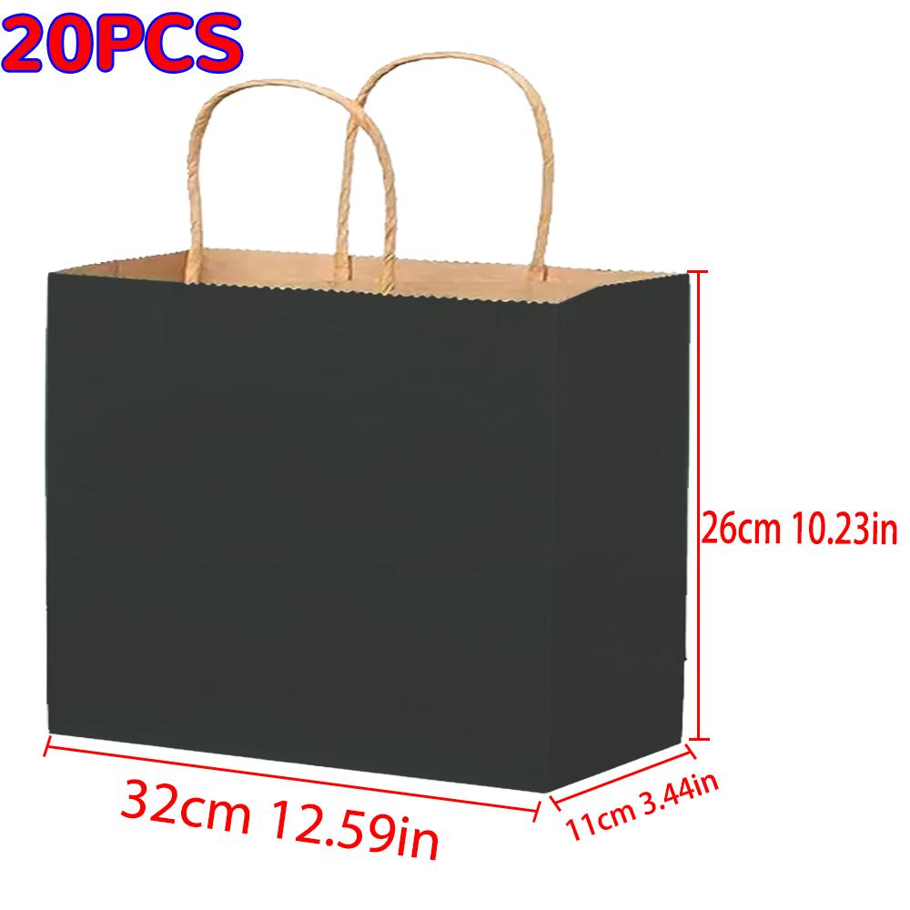 Paper Gift Bags  Shopping Bags  Kraft Paper Gift Candy Bag Colored Hand-held Paper Bags Wedding Party Decoration Gift