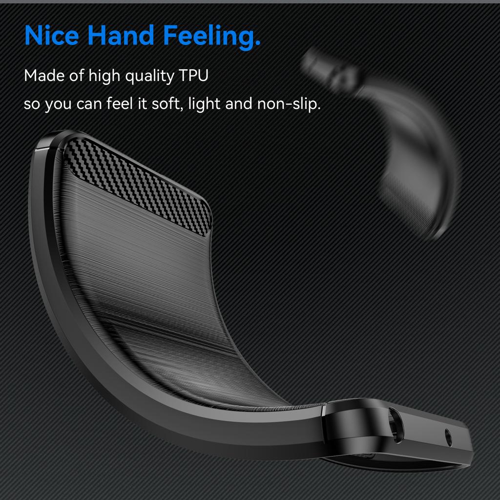TPU Phone Shell for Motorola Edge 40 Neo 5G Case Carbon Fiber Texture Cover