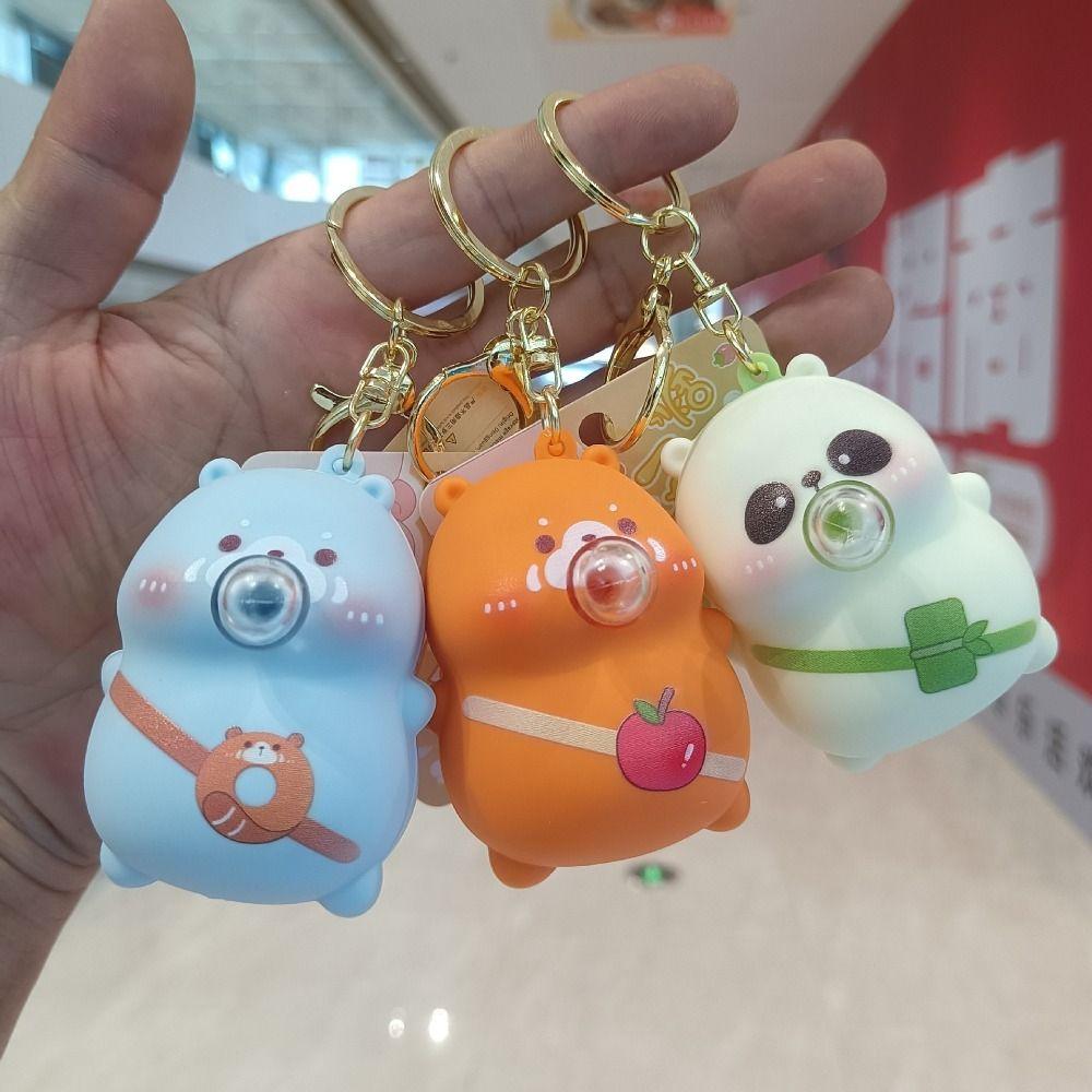 Cartoon Slow Rising Squeeze Toy Key Chain Slow Rebound Toy Car Key Pendant