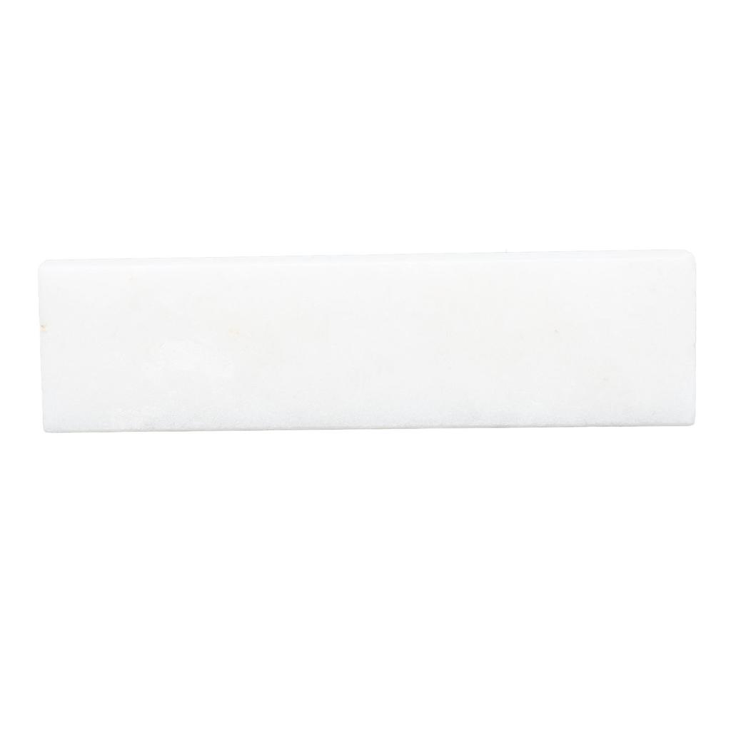 Sharpening Stone Grit 8000 White Jadestone Double Sided Knife Sharpener for Restoring Blade Sharpness 10x2.5x1cm