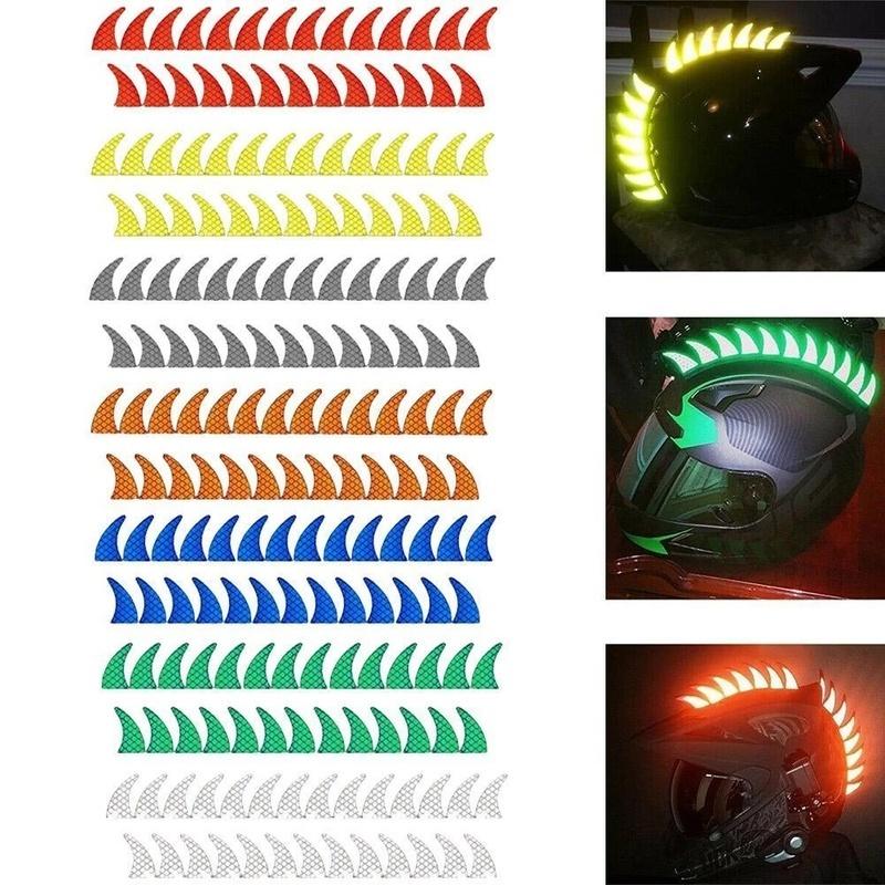 1Pc Rubber Dirt Biker Motocross Mohawk Biker Helmet Mohawks Spikes Motorcycle Helmet Mohawk Sticker