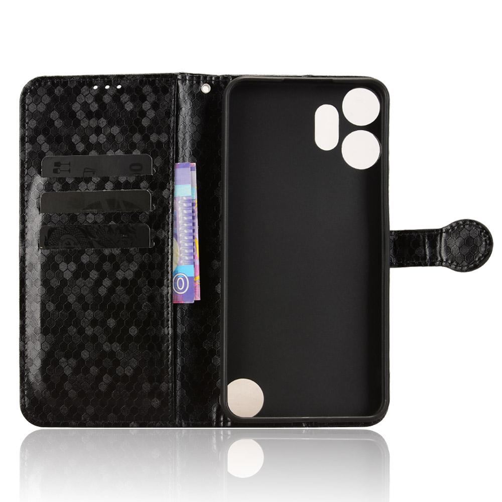 For Nothing CMF Phone 2 Pro Wallet Case Dot Pattern Imprint PU Leather Phone Cover