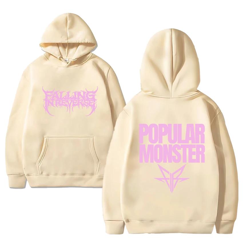 Men's Hoodie Letter Graphic Loose Fashion Pullover Autumn Clothing Cartoons Casual Clothes Women Tops Sweatshirts