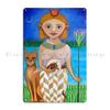 Hathor Lady of Amentet  Gods And Goddesses Of Ancient Egypt Metal Plaque Pub Designing Wall Cave Custom Tin Sign Poster