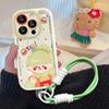 Applies 15promax iPhone Case iPhone14 Dopamine Girl Lanyard 13/12 Premium Sense 16 Hard