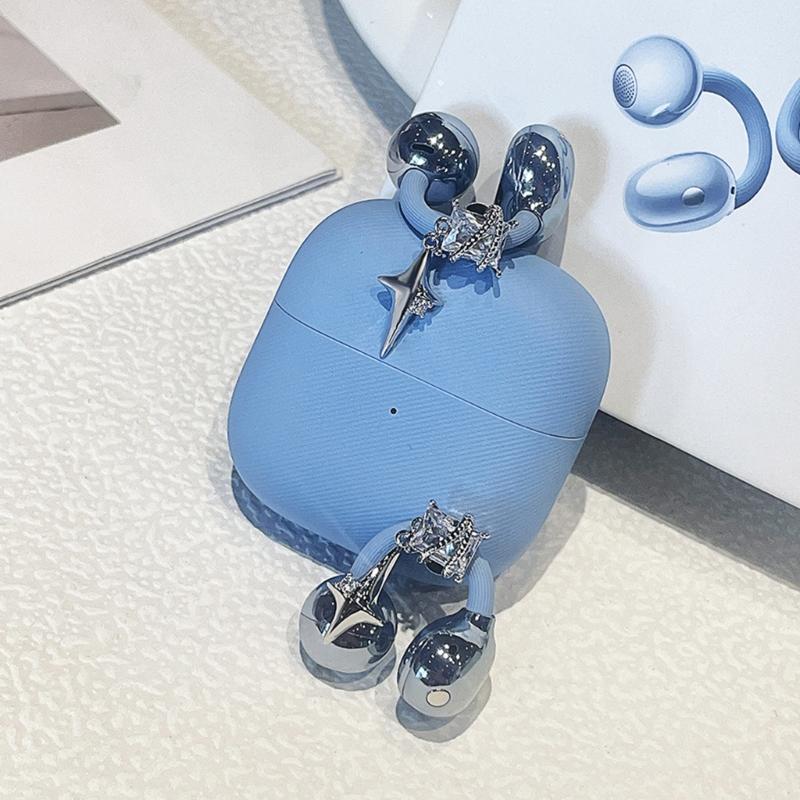 Clips Premium de Ureche din Cupru cu Formă de Aripă și Stea Formă Trendy pentru Clipsuri de Ureche Freeclip 1/2 Cataramă Decorațiuni Charm Clip-On