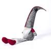 Cartoon Long-legged Christmas Doll Mini Knitted Christmas Figurine  Garden