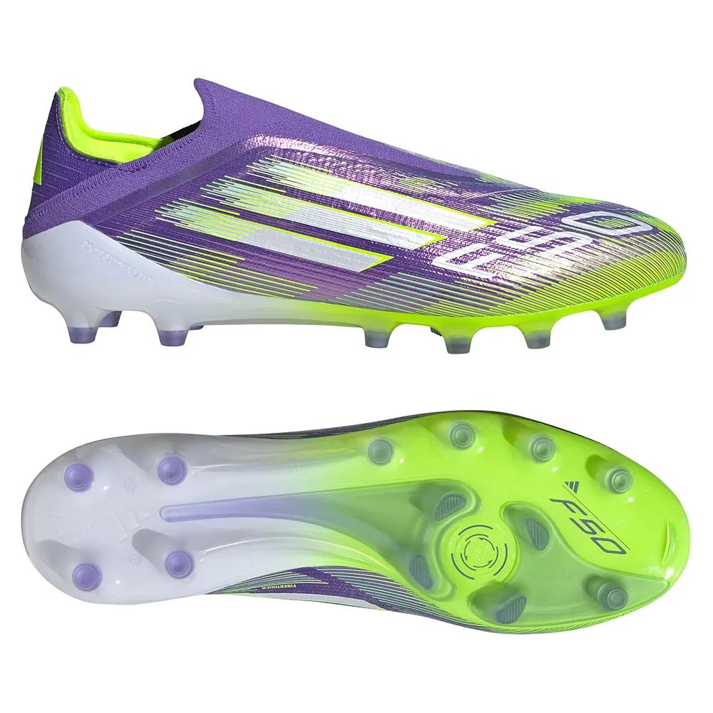 Adidas f50 elite soccer shoes laceless purple