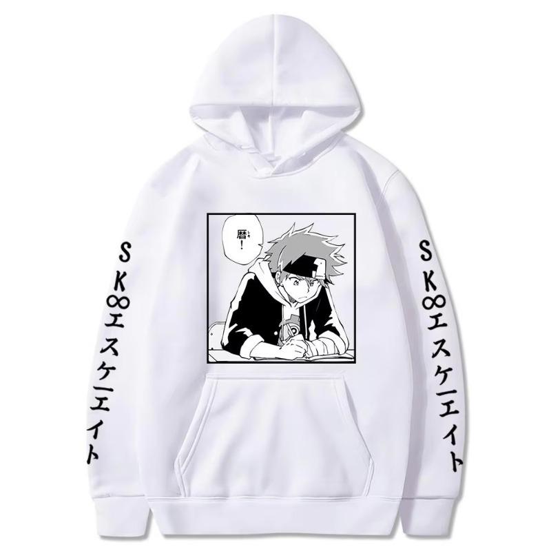 Anime SK8 The Infinity Kyan Reki Funny Graphic Printed Hooded Men Women Manga Hoodies Plus Size Sweatshirt Harajuku Pullover
