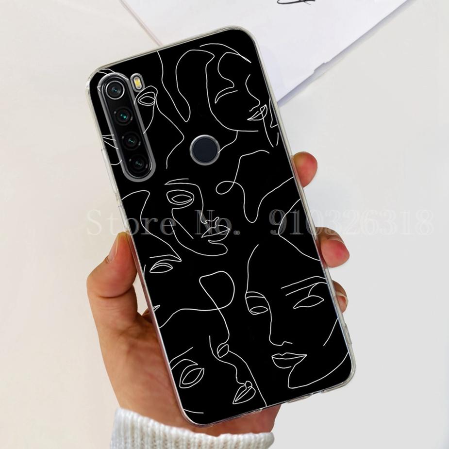 For Xiaomi Redmi Note 8 Case Redmi Note 8T Clear Silicone Soft Slim Phone Case For Xiaomi Redmi Note 8 Pro Note8 Back Cover Capa