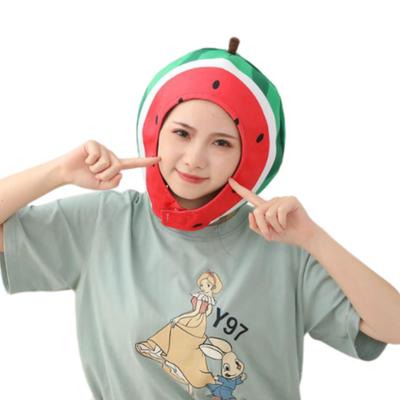 [Uccellino] Fruit Headgear, Cosplay, Halloween, School Play, Fruit Hood (Watermelon)