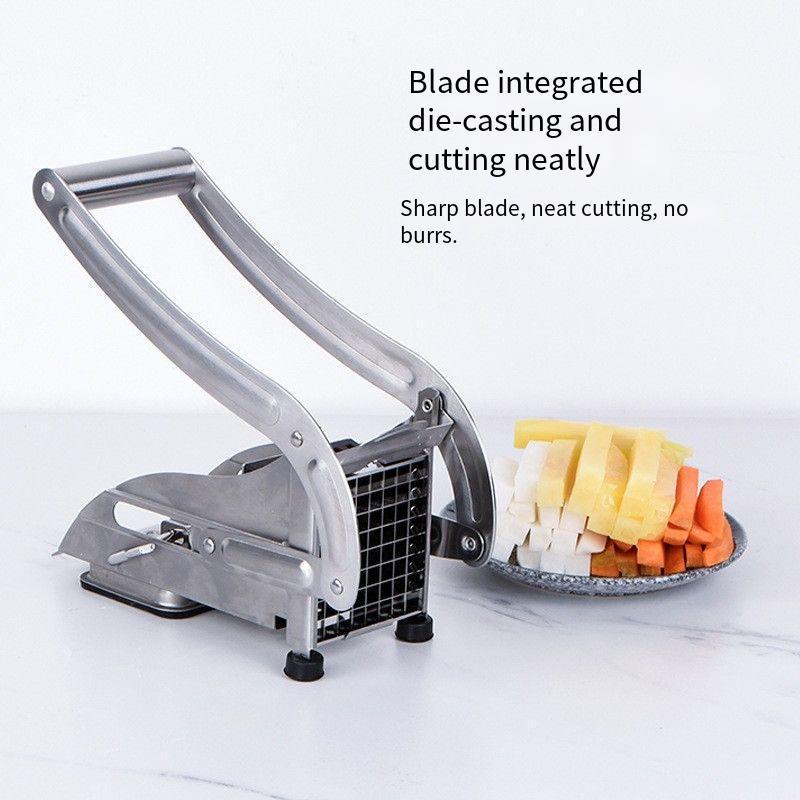 Multifunctional Manual French Fry, Vegetable, and Potato Strip Cutter