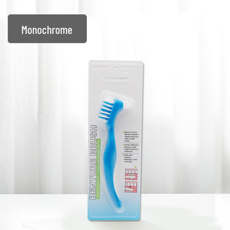 Double-Sided Denture & Aligner Cleaning Brush - 1 Piece