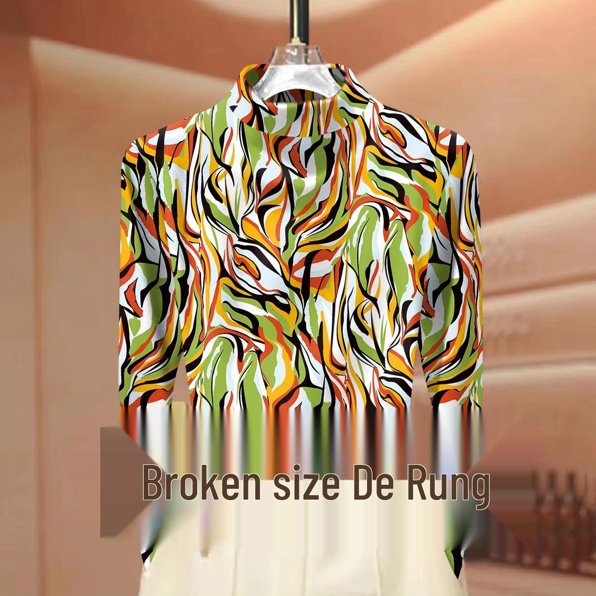 

Women s Ribbed Plush Base Layer Top: Slimming Korean Style, Half-High Collar, Long Sleeves, Versatile for Autumn/Winter. L [Recommended for 90-105 Jin]