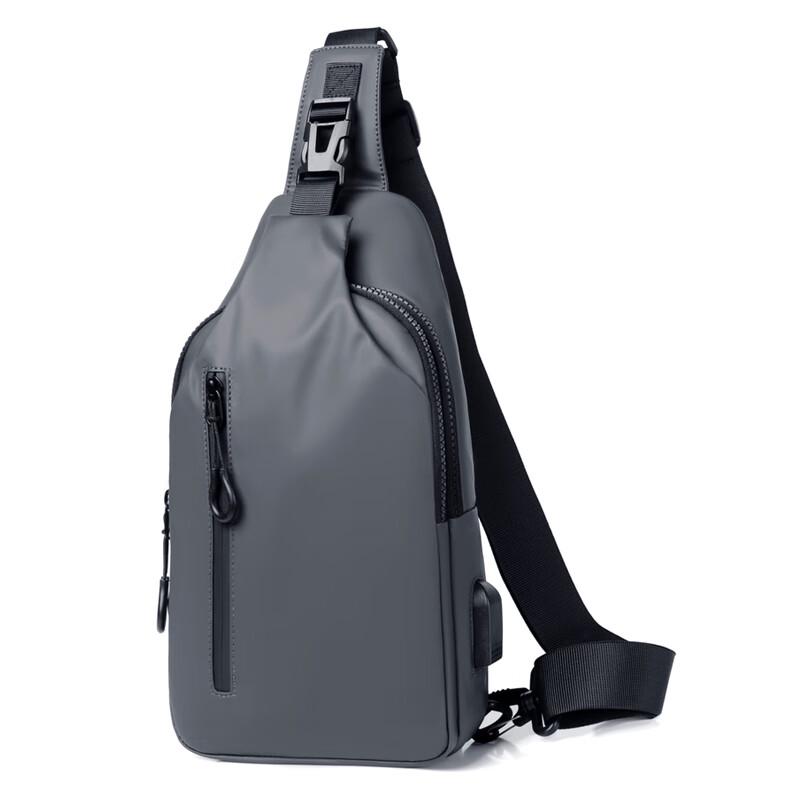 Sac bandoulière croisé poitrine décontracté pour homme en nylon