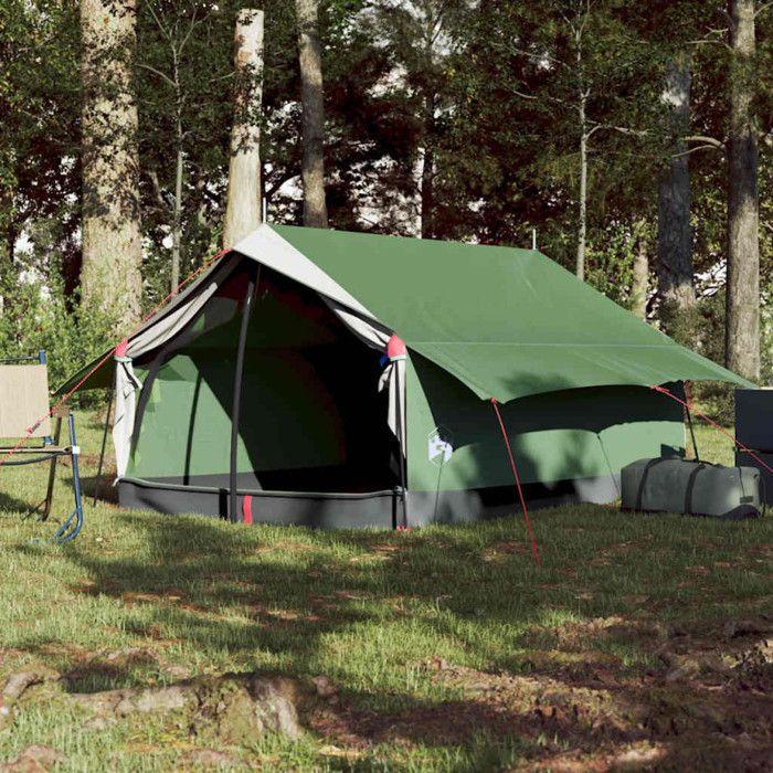 VidaXL 2-person Camping Tent Green 193x122x96 Cm Taffeta 185T 94359