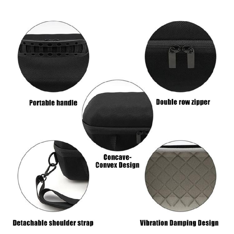 Speaker Storage Case for Charge 6, Hard Shell Travel Holder with Cushioned Lid and Easy Carry Handle for Daily Storage, Travel and Home Use