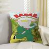 Funda de Almohada de Dibujos Animados Babar El Elefante para Dormitorio y Sala de Estar Cubierta Decorativa para Cojín de Sofá