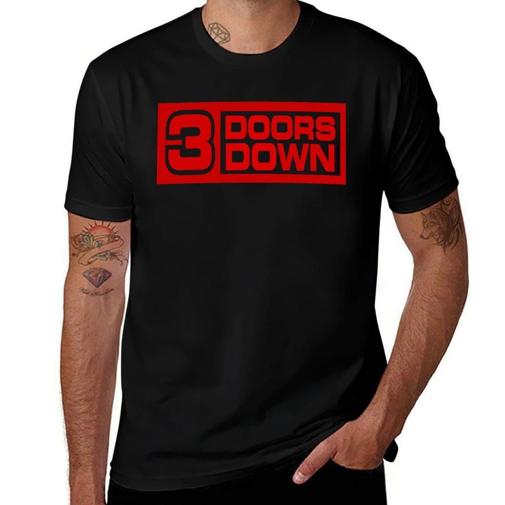 3 Doors Down Band T-Shirt Wasserabweisendes Freizeit-T-Shirt