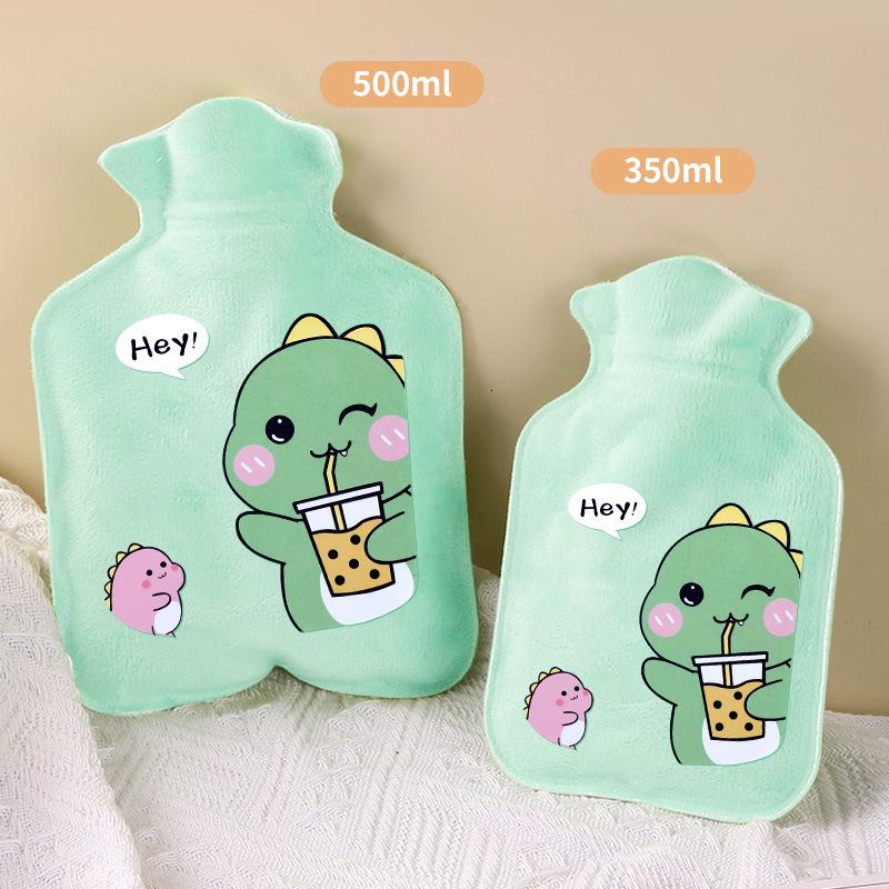 Cartoon Style Plush Hand Warmer: Cute Portable Hot Water Bottle for Baby.