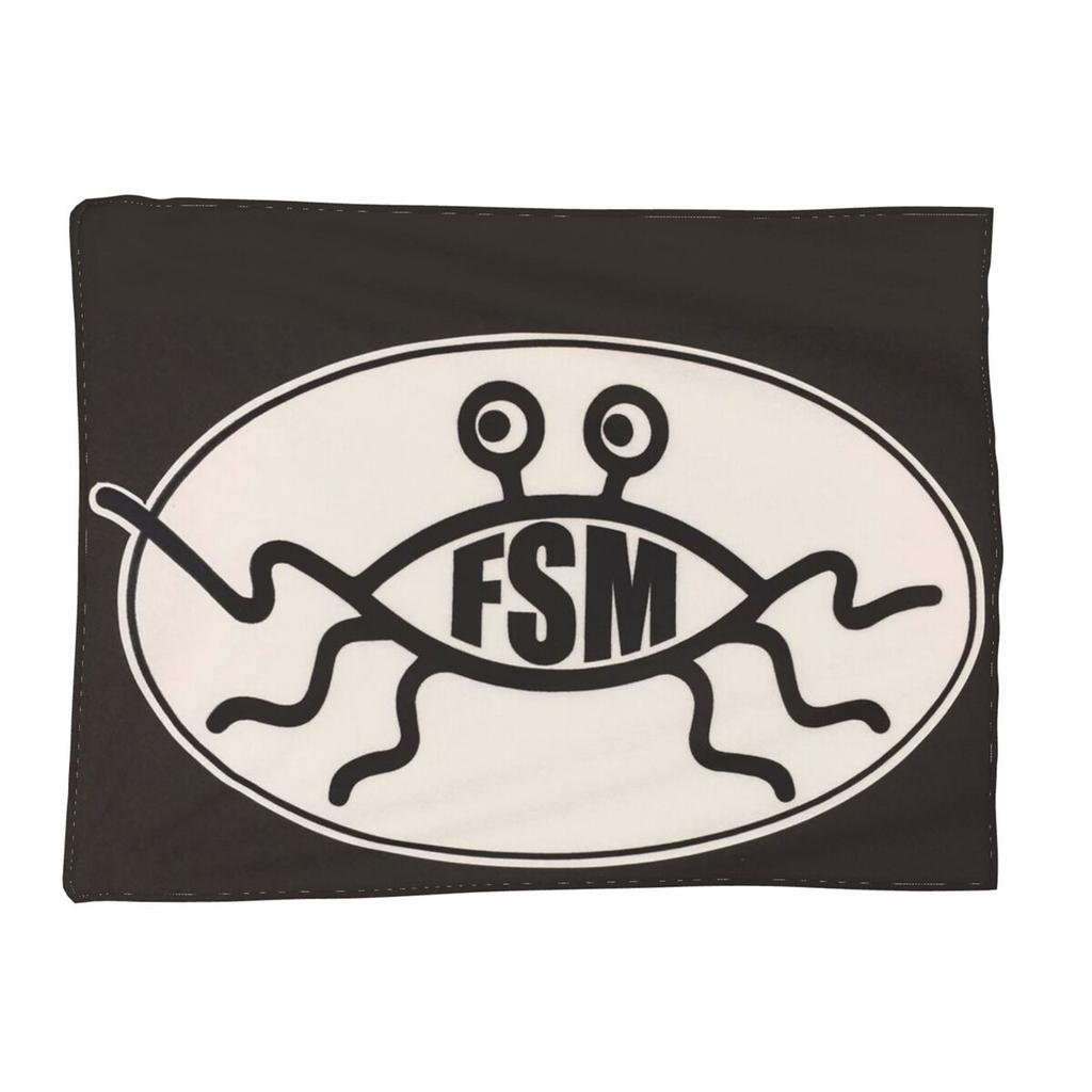 The Flying Spaghetti Monster Flying Spaghetti Monsterism Fsm Blankets Flannel Throw Blanket Bedspread For Bedroom Picnic Couch