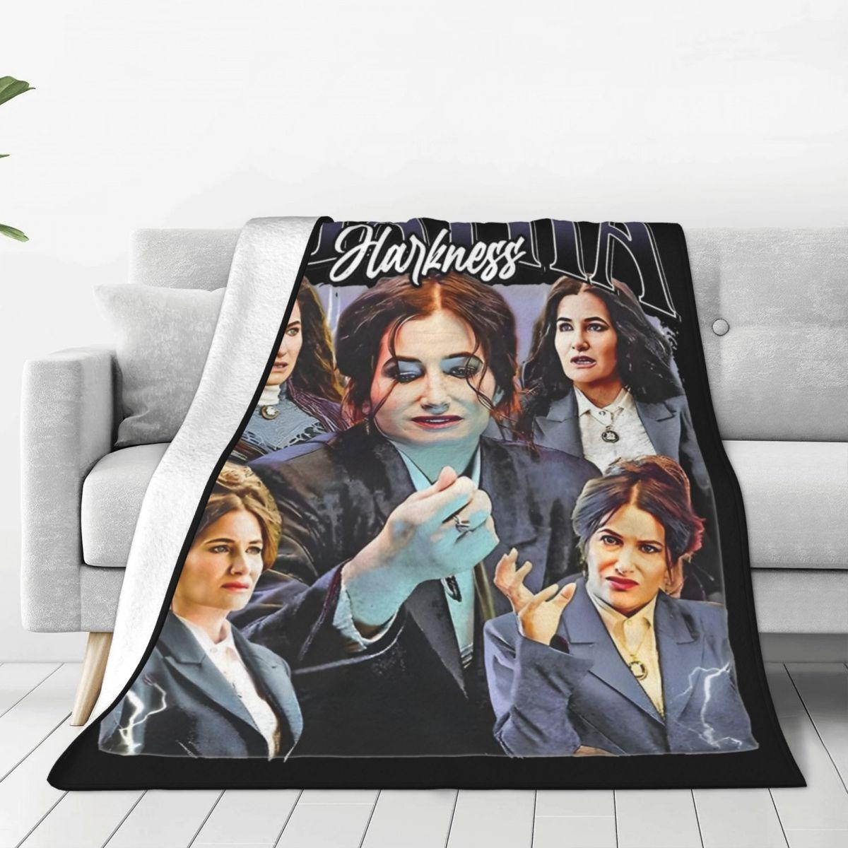 Pandara Jewelry Unisex Agatha Harkness Blanket Fleece Decoration Portable Lightweight Thin Throw Blanket For Home Outdoor Bedspreads