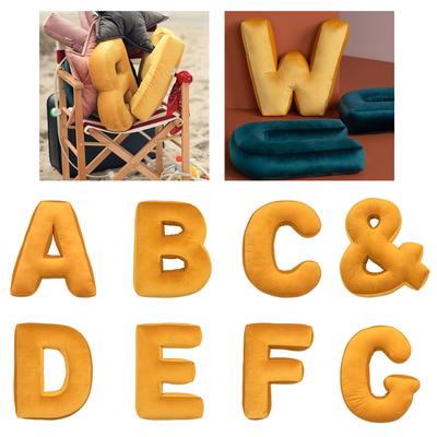 26 Letter Pillow Children's Sleep Soothing Cushion Photo Props Background Home Sofa Decoration Letter Pillow Cushion Toys