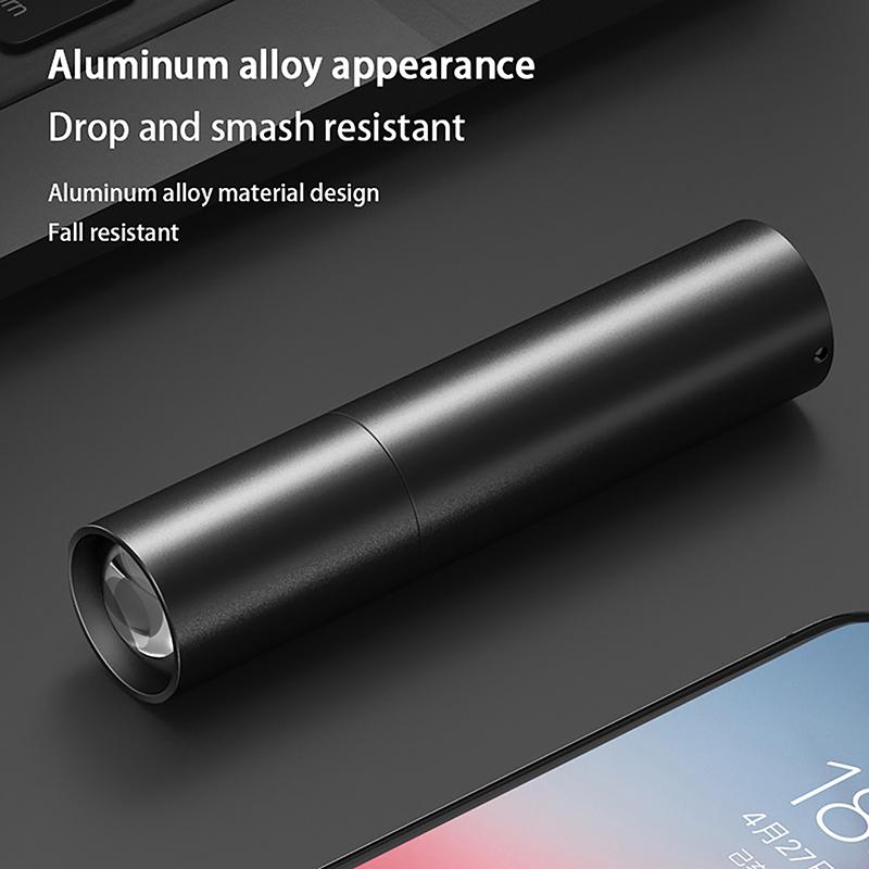 Led Strong Light Flashlight Rechargeable Multi-Purpose Long-Distance Shooting Portable Super Bright Household Small Mini Portabl