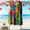 Mr. Men and Little Miss Print Beach Towel, Large Soft Quick Dry Towel for Beach Camping Swimming