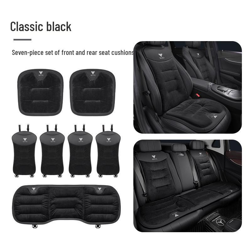 Nezha Auto Winter Sitzkissen: Dicker Plüsch-Flanell, rutschfeste Matten für U/V/S/NO1/GT Modelle