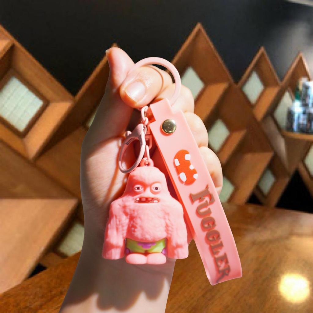 New Monster Sprout PVC Keychain Pendant - Soft Rubber Blind Box Gift