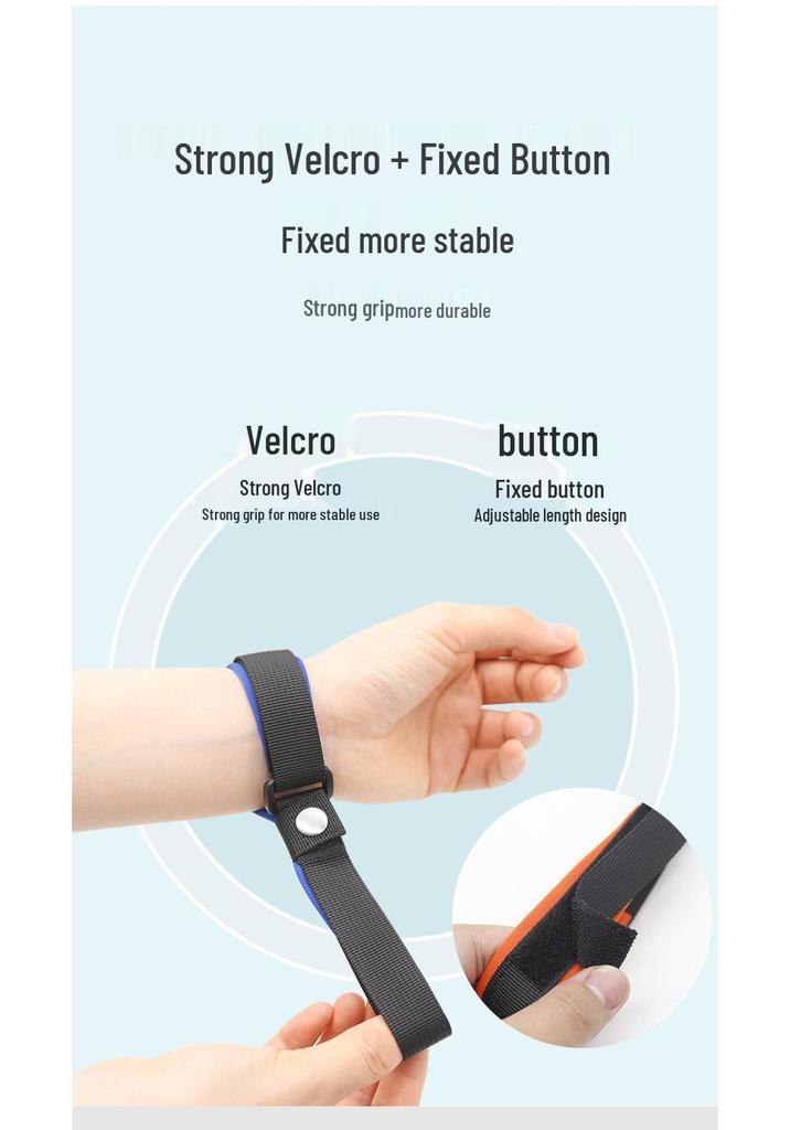 Non-slip Retractable Dog Leash with Wrist Strap for Hands-Free Walking