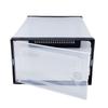 12 Pack Shoe Boxes Plastic Clear Stackable Shoe Storage Organizer Display Case with Lid for Closet Black Frame