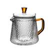 Qian Xing Hammered Glass Teapot with Filter