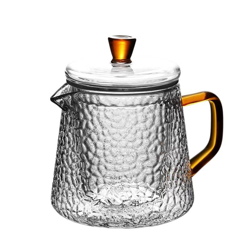 Qian Xing Hammered Glass Teapot with Filter