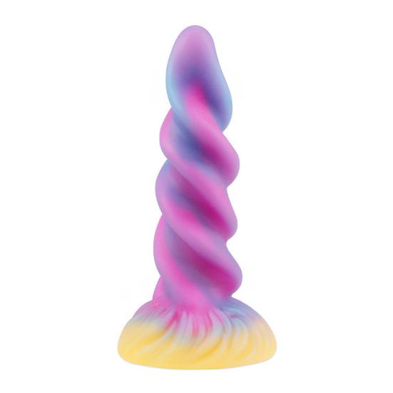 Glow-in-the-Dark Masturbator Silicone Dildo with Ergonomic Curve Body-Safe Realistic Sex Toy for Women Waterproof Quiet Discreet Adult Massager for