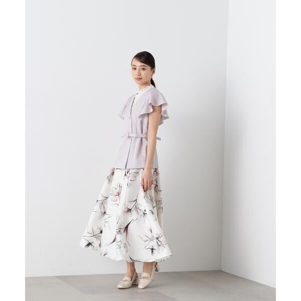 [JILL by JILL STUART] Overlap Flower Flare Skirt (Pre-order: Arrives mid-April - late April)