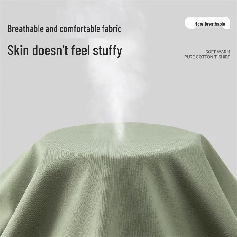 VANCL Men's Long Sleeve Pure Cotton Heavyweight T-Shirt