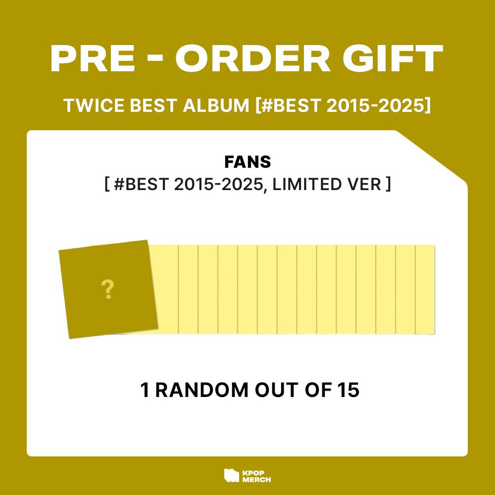 [Pre-order] TWICE - Best Album [BEST 2015-2025 LIMITED VER.]