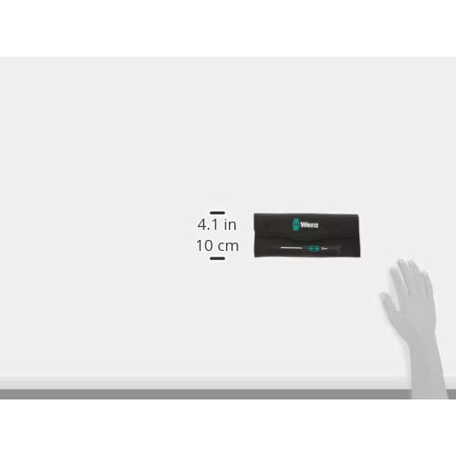 WERA Kraftform Handle Precision Screwdriver Storage Pouch for 12 Screwdrivers, 235 X 115 Mm, 671385