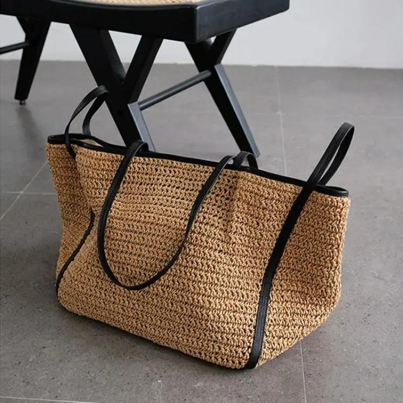 Női koreai kézitáska Kiváló minőségű Nagy női shopper táska Dizájner Fashi Vintage Gyapjú Egyvállú Kézitáska Egyszínű