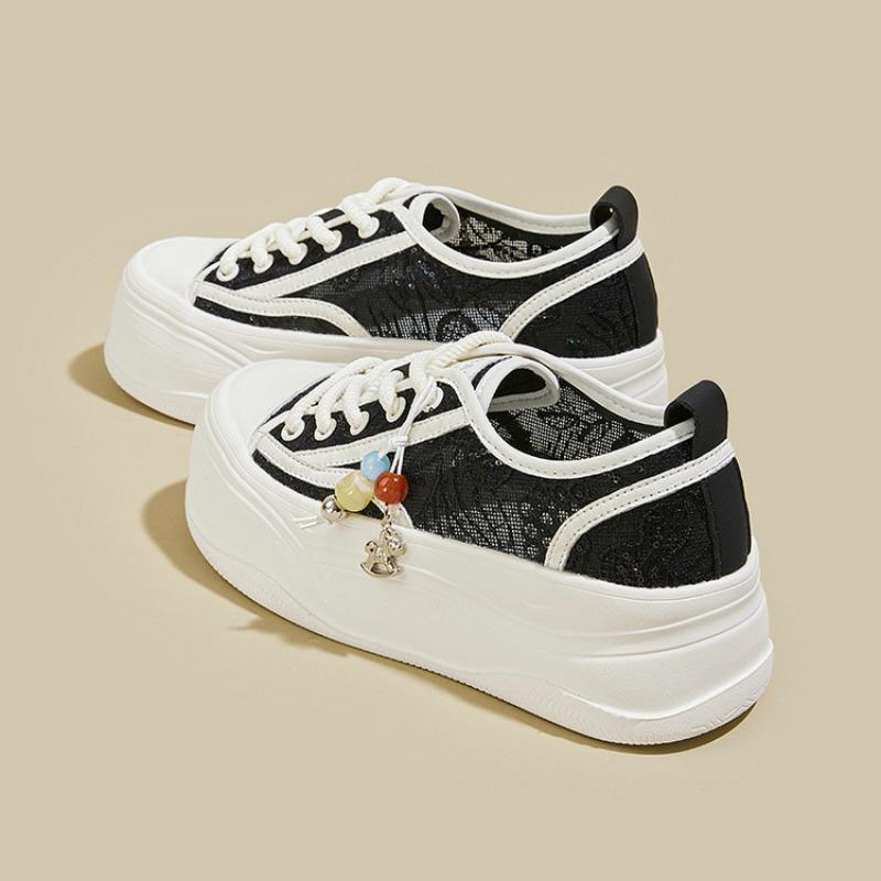 Summer mesh new women's shoes thick-soled light white shoes women's casual breathable versatile board shoes tide