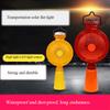 LED Night Traffic Warning Lights Long Battery Life Solar Road Construction Large Flat Lights Barricade Lights Cone Lights